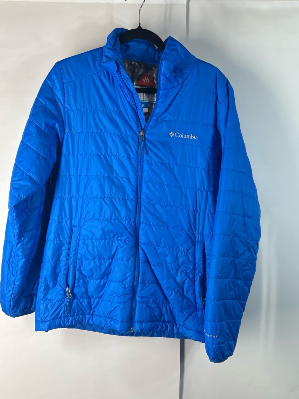 Columbia Bright Blue Lightweight Puffer Jacket